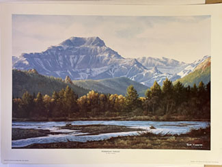 Ptarmigan Tableu by Red Christie - Print